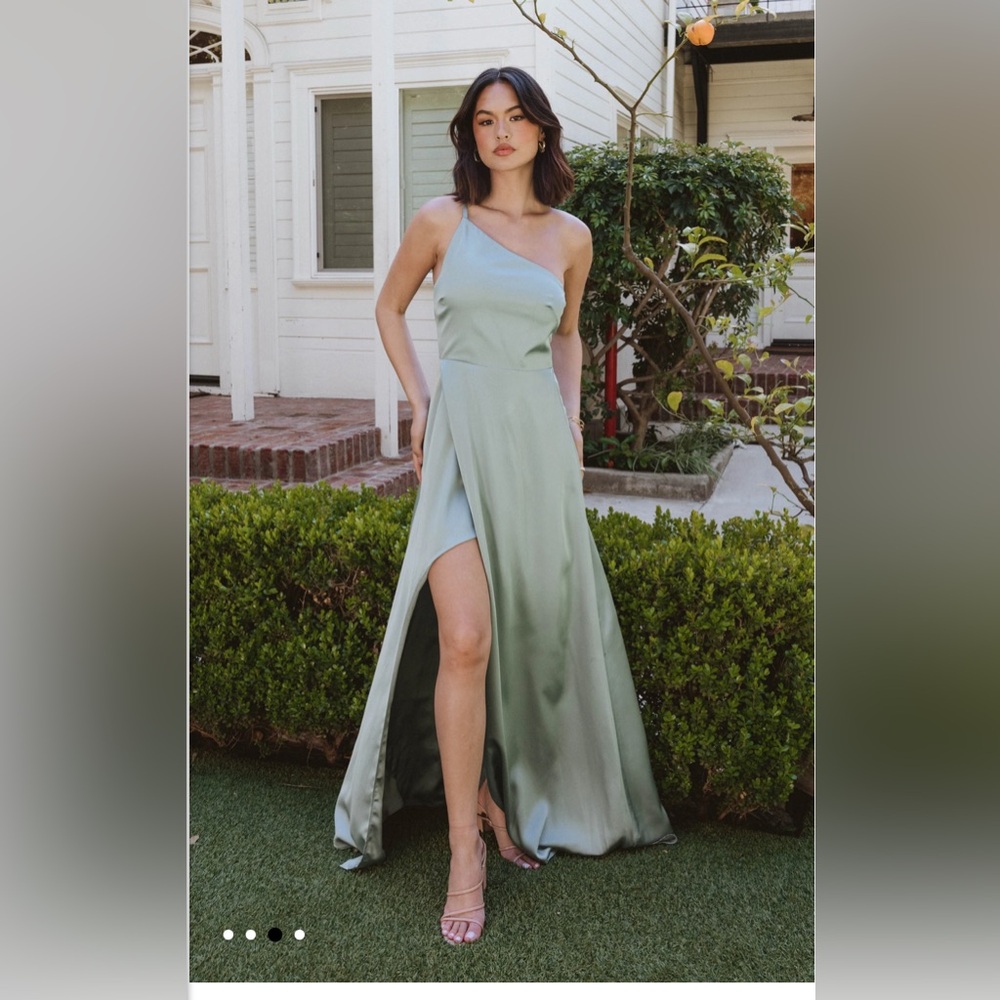 Show Me Your MuMu One-Shoulder Shannon dress